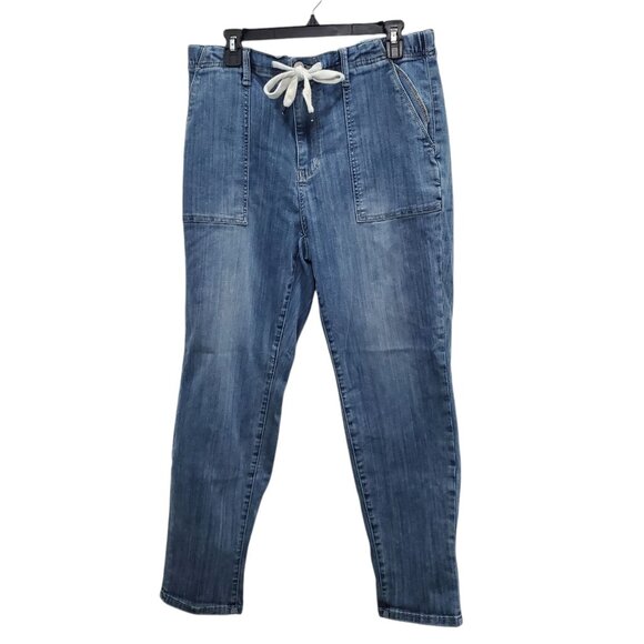 Judy Blue Clearwater Jogger Women's Medium Wash High Rise‎ Stretch Jeans 13/31 - Picture 1 of 9